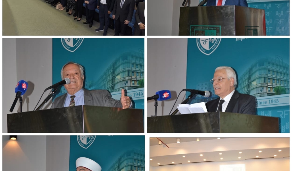 المتحدثون والحضور في الحفل اللغوي