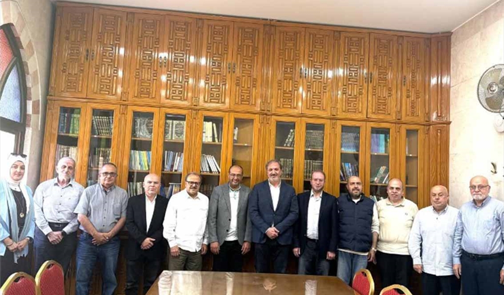 زيدان مع طقوش وأعضاء الجمعية