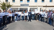 اعتصام أصحاب الصيدليات مع النقيب سلوم للمطالبة بمواجهة الدواء المهرّب (محمود يوسف)