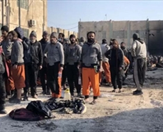 عناصر داعش يسلمون أنفسهم داخل سجن الحسكة