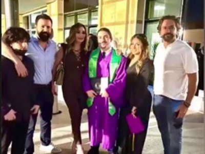 ابن تيم حسن وديمة بياعة يجمعهما لأول مرة منذ الانفصال