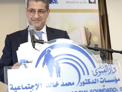 أسامة شقير متحدثاً