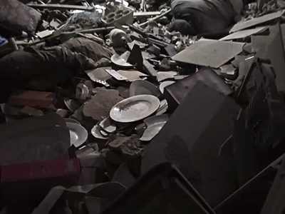 المكان الذي استهدف فيه العاروري في شارع هادي نصر الله