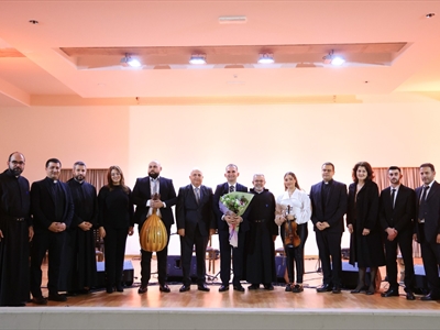 هيّاف ياسين يُبدع في النغم على مسرح الجامعة الأنطونيّة