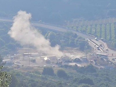 موقع حرميتش الذي استهدفته صواريخ ومسيَّرة لحزب الله، على بعد 3 كلم من الحدود مع اسرائيل