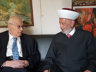 .. ومع مفتي الجمهورية الشيخ عبد اللطيف دريان