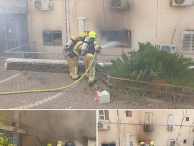 فرق إطفاء الحرائق في كريات شمونة