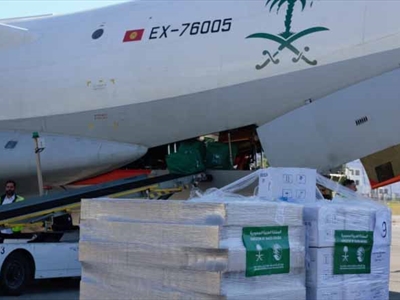 وصول المزيد من المساعدات من السعودية