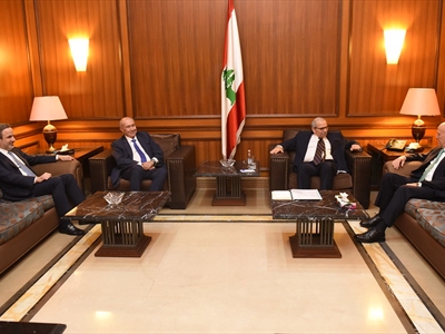 الرئيس سلام مجتمعاً مع كتلة «التجدد»