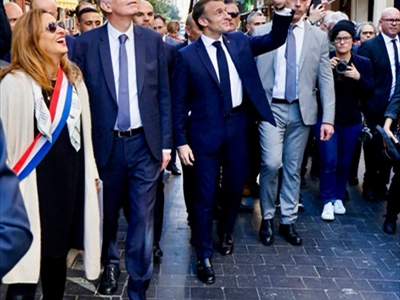 ماكرون في الجميزة