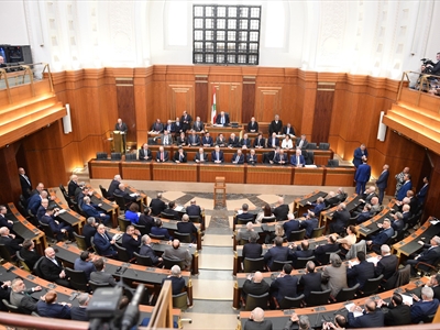 جانب من الحضور في القاعة العامة (محمود يوسف وطلال سلمان)