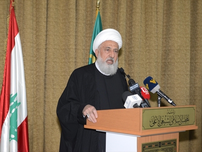 الشيخ الخطيب يلقي كلمته