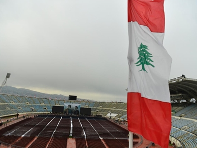 بالصور... التحضيرات شبه مكتملة والمدينة الرياضية تتحضّر للتشيع الكبير غداً