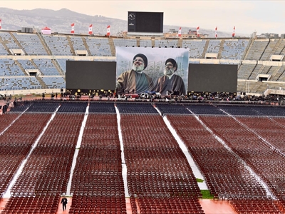 بالصور... التحضيرات شبه مكتملة والمدينة الرياضية تتحضّر للتشيع الكبير غداً