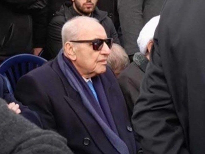 الرئيس بري في مقدمة المشيّعين