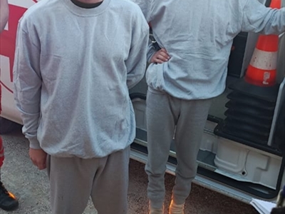 صور اللبنانيين الأربعة المفرج عنهم في الناقورة