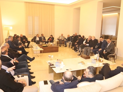 جانب من المشاركين في حفل التكريم