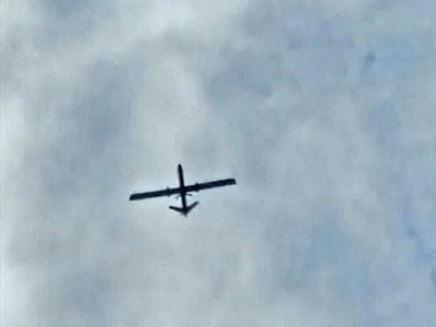 محلّقة إسرائيلية معادية فوق بيروت ( محمود يوسف)