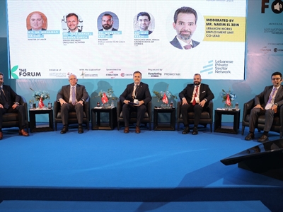لقاءات وحوارات تديرها "شبكة القطاع الخاص اللبناني" في معرض الصناعات اللبنانية