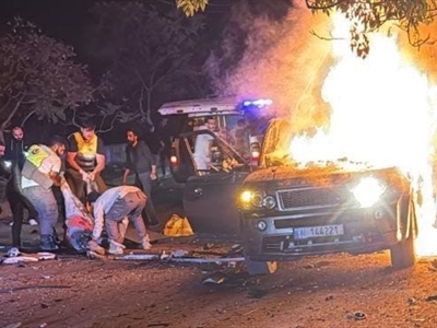 السيارة المستهدفة في كفررمان