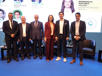 لقاءات وحوارات تديرها "شبكة القطاع الخاص اللبناني" في معرض الصناعات اللبنانية