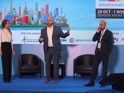 لقاءات وحوارات تديرها "شبكة القطاع الخاص اللبناني" في معرض الصناعات اللبنانية