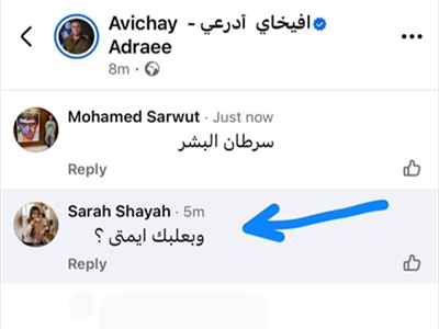 موظفة لبنانية تُفصل من عملها بعد تعليق على تغريدة لأدرعي... وعائلتها ترد!