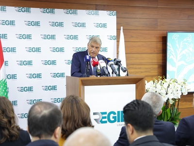 جابر يفتتح مشروع محطة الطاقة الهجينة في "الريجي": الدولة مصممة على المضي ببرنامج شفاف مع صندوق النقد