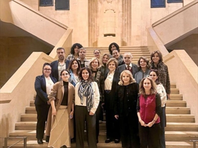 .. ولدى جولتها ومتابعتها ملف آثار كفرعبيدا