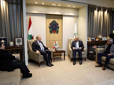 اللواء شقير استقبل وفدا من AUST برئاسة الدكتور رياض صقر