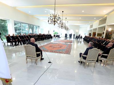 الرئيس عون يتحدث أمام أعضاء السلك القنصلي