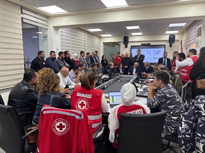 الرئيس سلام في صيدا مترئساً اجتماع إدارة الكوارث