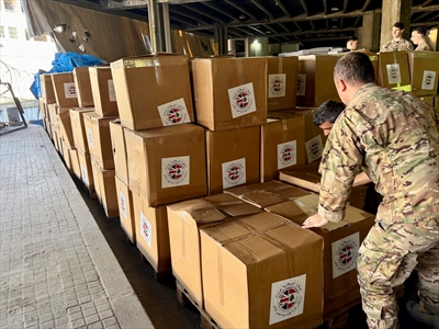 المساعدات البريطانية لعائلات الجيش النازحة