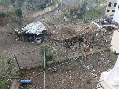 مكان المجزرة في جباع