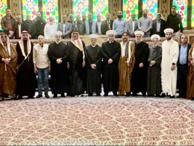 .. ومع وفد المشائر العربية