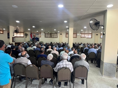 "المؤتمر الشعبي" شيع رئيسه كمال حديد في بلدته الهبارية: جمعتنا به علاقة محبة صادقة صنعتها المواقف والشدائد