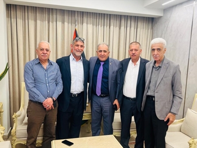 الأسعد بحث مع وفد فلسطيني أوضاع المخيمات