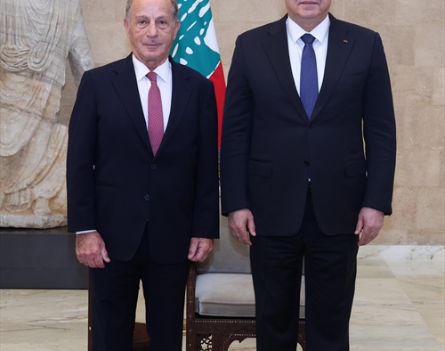 عيسى يجول ويقدّم أوراق اعتماده لعون ناقلاً تحيات ترامب