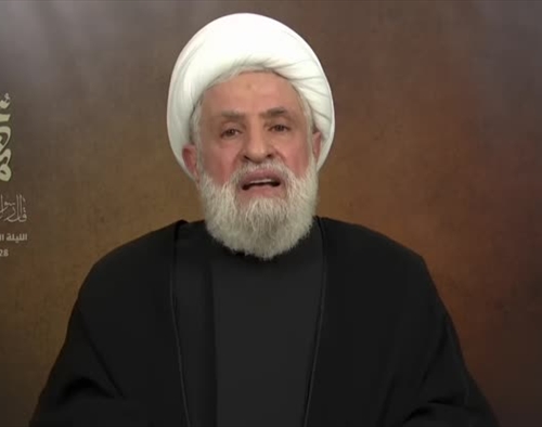 سندافع حتى لو أطبقت السماء على الأرض.. قاسم: الاستسلام يعني زوال لبنان