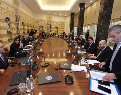 مجلس الوزراء اطَّلع على تقرير قيادة الجيش حول خطته بشأن حصرية السلاح