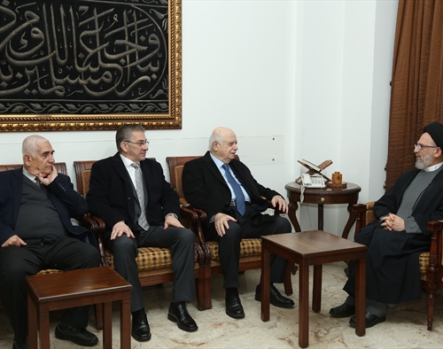 فضل الله استقبل سلام ومنيمنة وسعد: الحل للبنان أن نخرج جميعاً من حساباتنا الخاصة