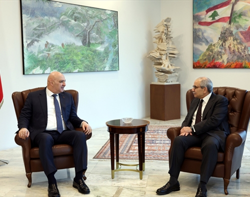 عون عرض وسلام تحضيرات مؤتمر دعم الجيش وترأس اجتماعاً أمنياً لتقييم نتائج لقاء القاهرة