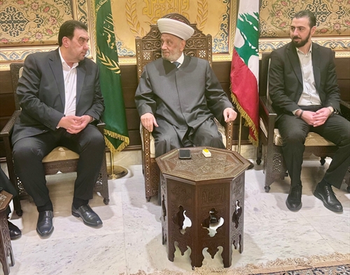 المفتي دريان عرض مع البعريني ورستم ملف الموقوفين الإسلاميِّين وضرورة إصدار عفو عام