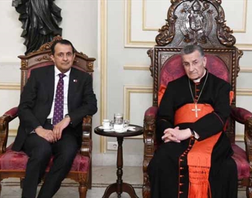 الراعي التقى سفير قطر وتشديد على «نبذ لغة القتل والدمار»