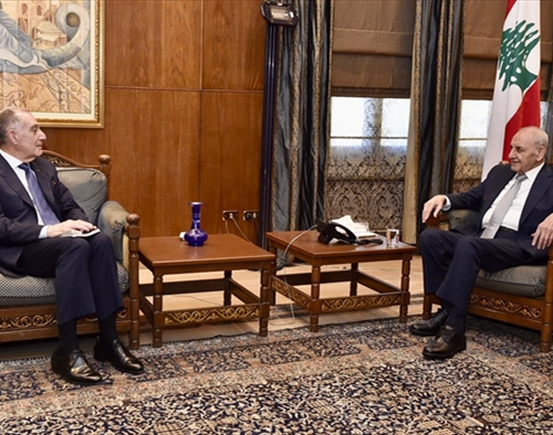 بري دعا إلى جلسة للجان النيابية.. والتقى غابريال وماغرو