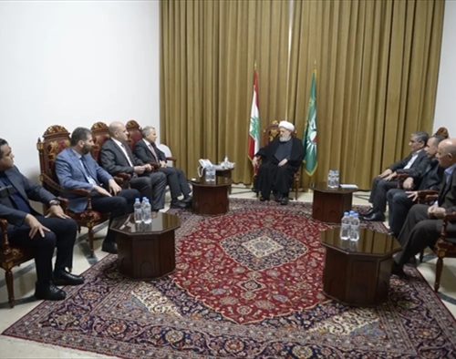 الخطيب استقبل وفد التيار لتأكيد السلم الأهلي توافق على الحوار ورفض الفتنة الداخلية