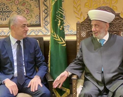 المفتي دريان عرض مع بو صعب والعشائر العربية قانون العفو العام المطروح على اللجان النيابية