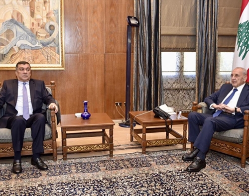 بري تابع الأوضاع مع الدوسري والحوت والمرقباوي ونوّه بدور شركة «الميدل ايست» الوطني