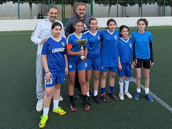 سيدة اللويزة بطلة كسروان جبيل المدرسية لكرة القدم المصغرة..