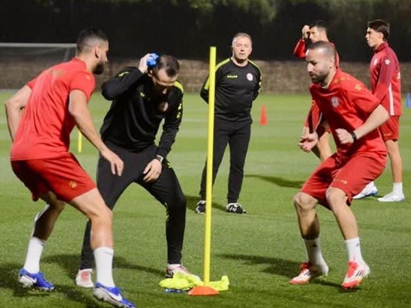 المنتخب اللبناني يتابع معسكره القطري